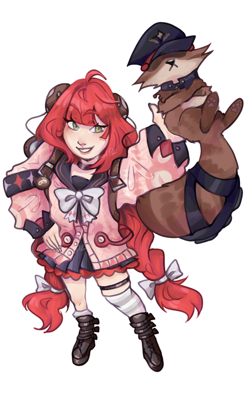 Example of a fully rendered fullbody, no background